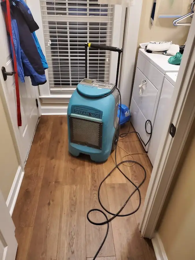 Commercial dehumidifier deployed for Flood Damage Cleanup in Kimberly